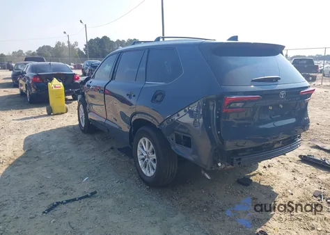2025 Toyota Grand Highlander Xle from USA, damaged, VIN 5TDAAAA50SS020170